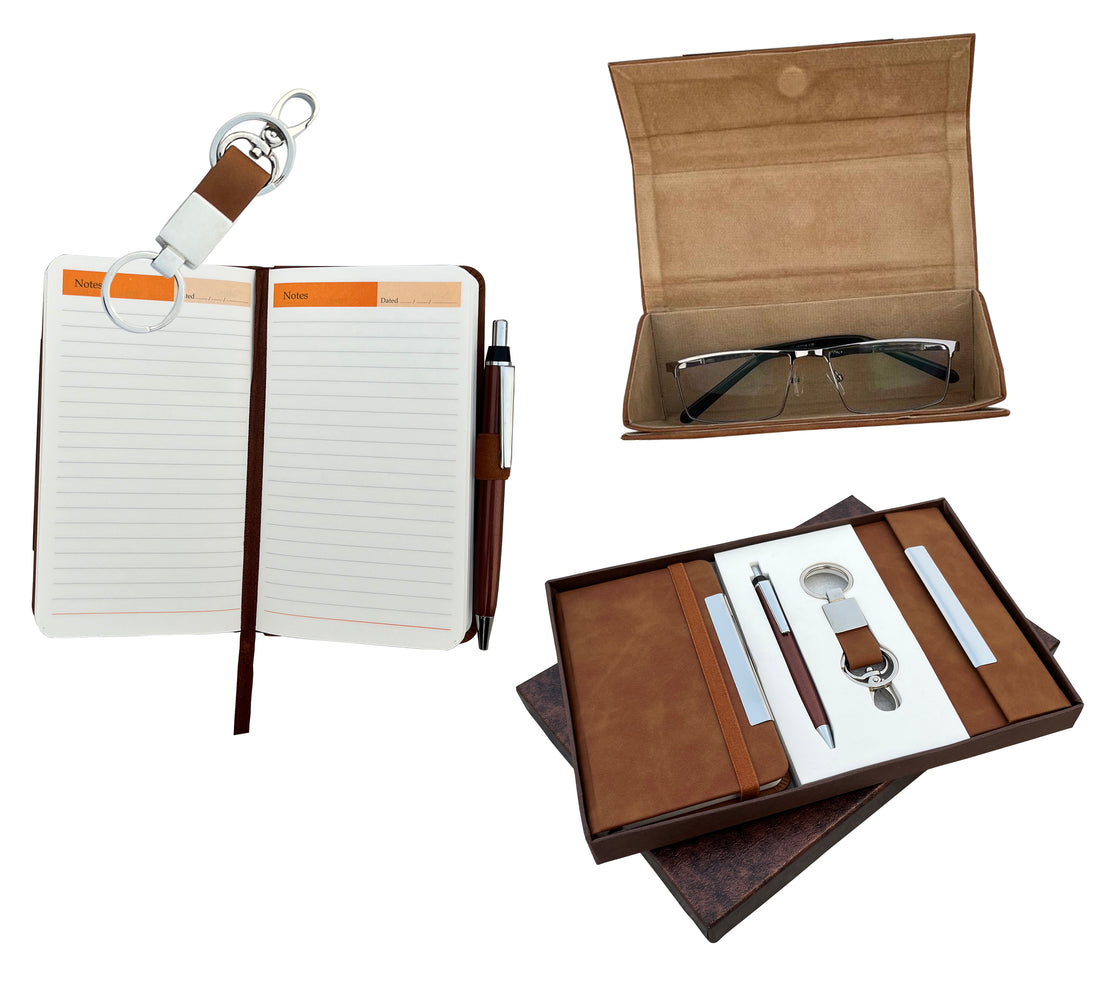 Gift Set 4 in 1 (Dairy/Pen/Key Chain/Spec Case)