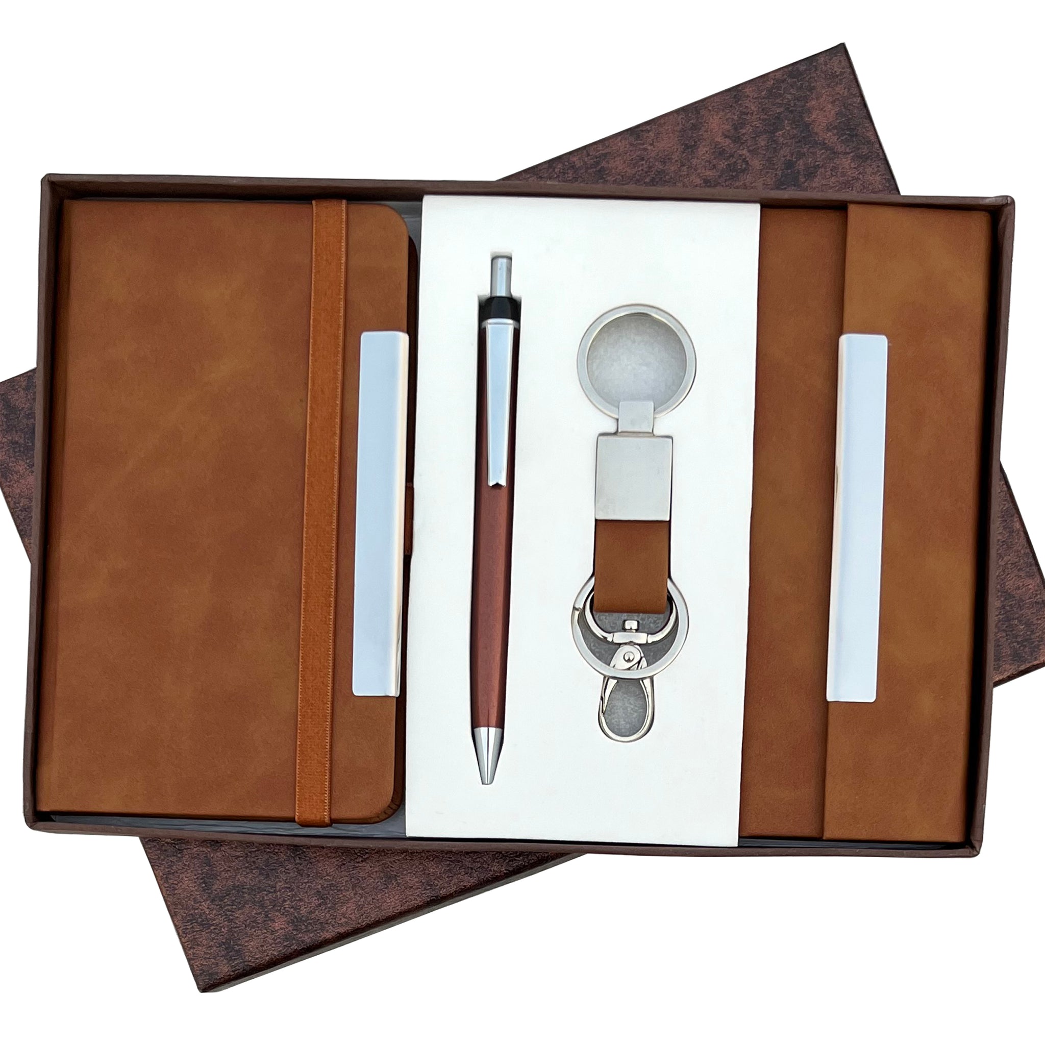 Gift Set 4 in 1 (Dairy/Pen/Key Chain/Spec Case)