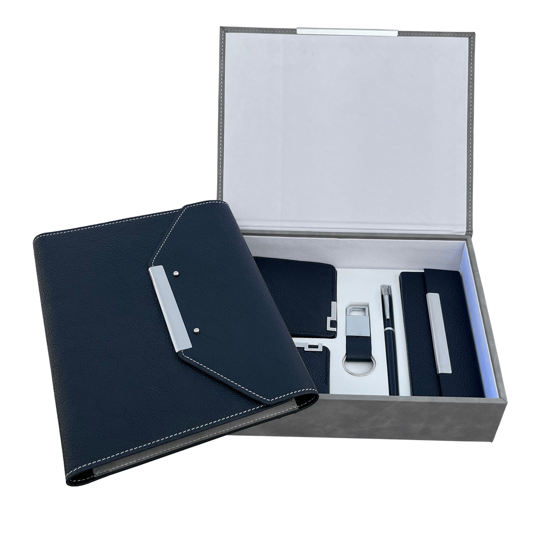 Gift Set 6 in 1 (Dairy/Passport Holder/Wallet/Specs Case/Key chain)
