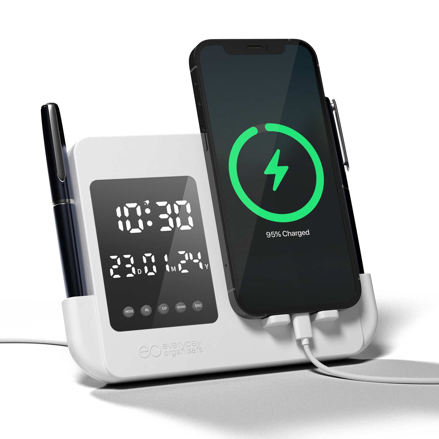 EO Mobile Charger & Alarm Clock